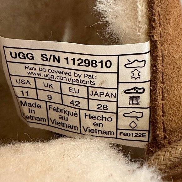 NEW Ugg Women's Quincy Lace up Suede Boot in Chestnut Tan - Size 11 - Picture 9 of 9